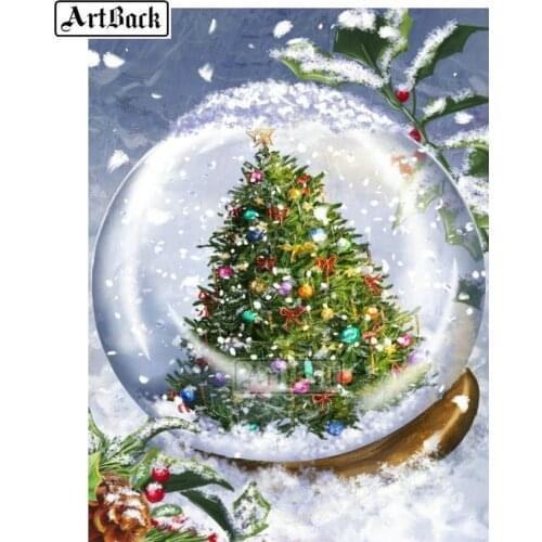 5d diy diamond painting christmas tree icon full square drill diamond mosaic new arrival home decoration gift ARD359