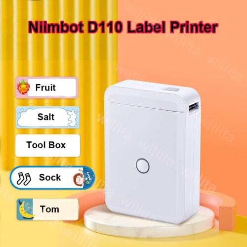 Niimbot No Ink Wireless Label Printer Portable Thermal Printer Bluetooth Fast Mini Printer For Name Sticker Office Label Maker