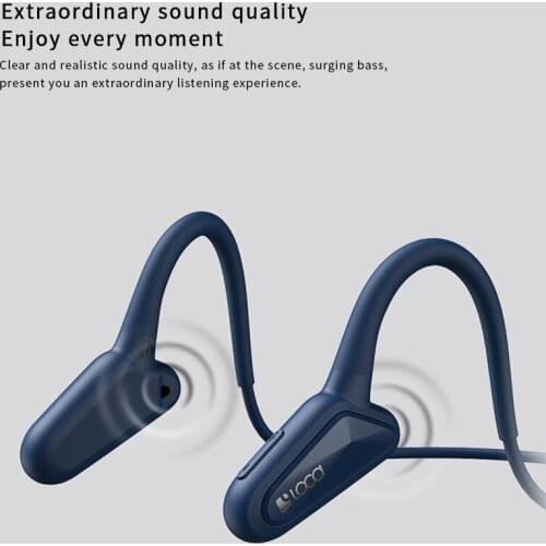 Z2 Bone Conduction Concept Bluetooth Headset Wireless Fitness Hanging Ear Hook Headphones Long Life Waterproof Earphones Earbuds