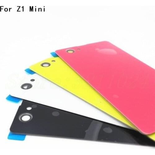 New Rear Door Battery Back Housing Glass Replacement Cover Case For Sony Xperia Z1mini Z3mini Z5mini compact With Logo