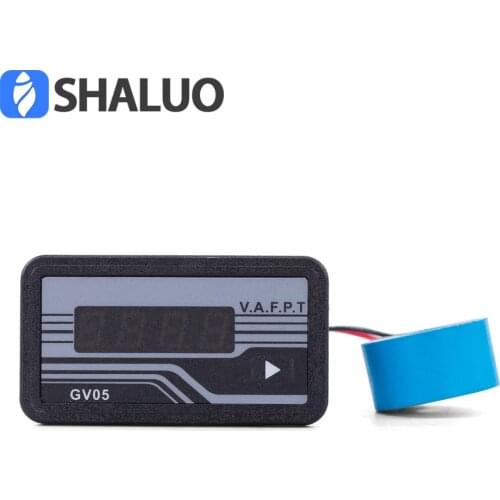 GV05 5in1 digital generator instrument function of voltage frequency current power running time 220V