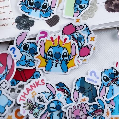 40pcs cute little monster cartoon photo album scrapbook waterproof decoration sticker DIY handmade gift scrapbook sticker