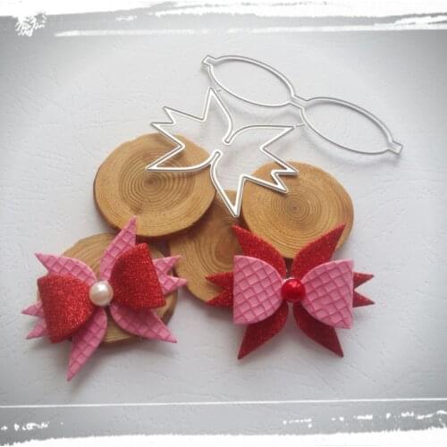 Beautiful bow flying decorative metal cutting die clipbook paper knife die stamping die flower new die