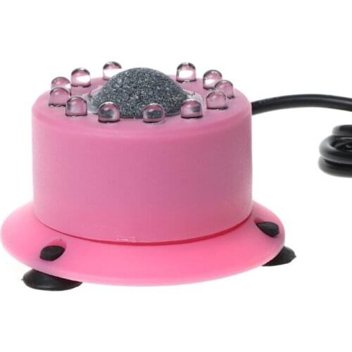 Mini Colorful Submersible 12 LED Light Air Curtain Bubbles Aquarium Accessories