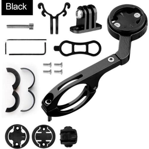 Multifunctional Bicycle Pattern Code Meter Extension Frame Bike Flashlight Lamp Odometer Extension Bracket Cycling Accessories