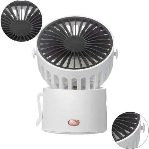 USB Desk Fan Small Personal Desktop Table Fan with Strong Wind Quiet Operation Portable Mini Fan for Office Bedroom