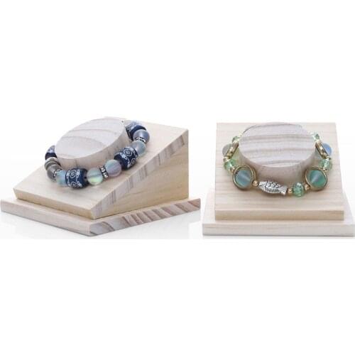 New Bracelet Chain Jewelry Display Stand Home Organization Hard Wooden