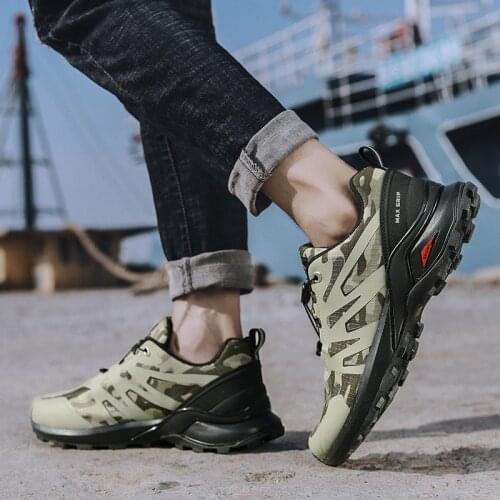 【New store 】 Men Hiking Shoes Trekking Sneakers Waterproof Outdoor Climbing Shoes