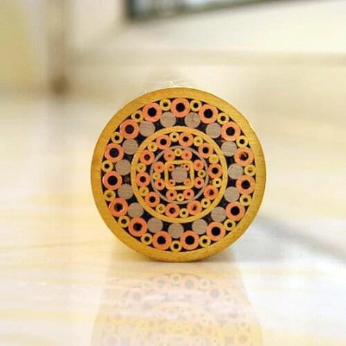 Knife DIY shank brass Mosaics Rivets 40mm length nail steel tube 18mm DIY knife handle screw More design exquisite style