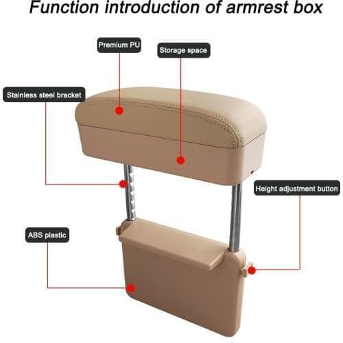 Car Seat Gap Organizer Storage Box For Nissan Pathfinder Versa GTR 350Z Sunny Teana Qashqai X-Trail Murano Maxima Armrest Box