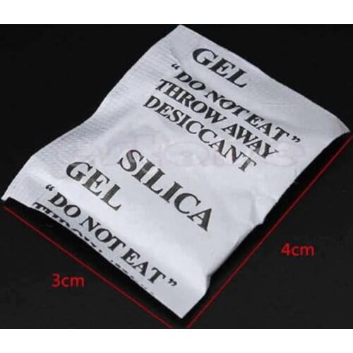 100 Packets Lot Silica Gel Sachets Desiccant Pouches Drypack Ship Drier