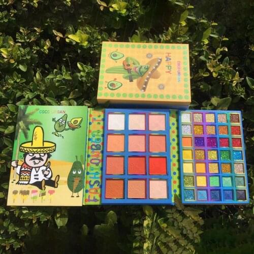 117 Colors Matte Nude Shimmer Eyeshadow Palette Makeup Set Professional Cosmetic Case Makeup Blush Highlights Palettes