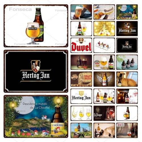 Shabby Chic Beer Metal Sign Drinks Tin Poster Retro Rum Iron Painting Family Restaurant Music Bar Wall Art Home Decoration