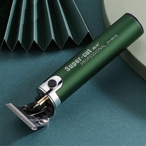 Professional USB Rechargeable Hair Clipper Electric Hair Trimmer Beard Shaving Machine 0mm Men Barber Haircut Tool 18650 Lithium