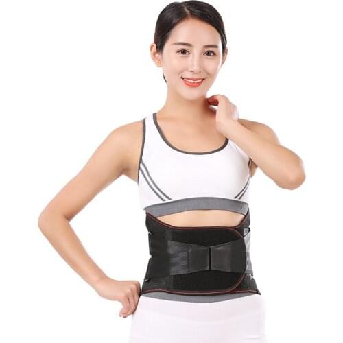 Adjustable Back Waist Support Belt Tourmaline Self Heating Magnetic Therapy Waist Lumbar Brace Massage Band H03