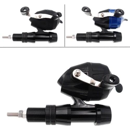 Bow Slingshot Fishing Combo Archery Spinning Spincast Reel Model 20S with Dyneema Line + Black Fishing Reel Seat