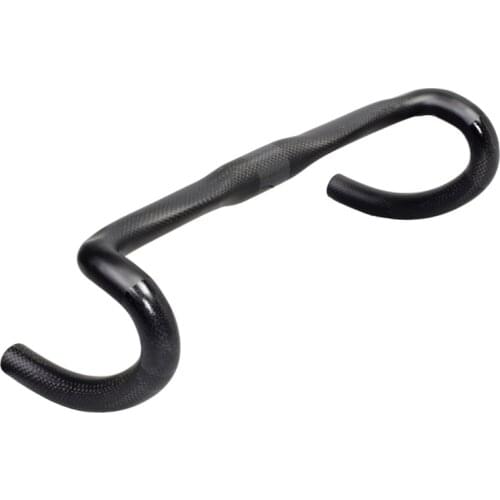 PURA RAZA Newest Brand Full Carbon Fiber Bent Handlebar Road Bike Bent Handlebar / Race Handlebar / Bicycle Size 40/42/44 mm