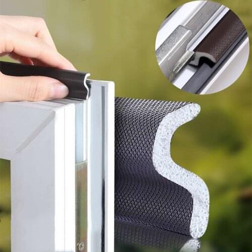 8M window sealing strip z Type Foam Self Adhesive Door gap Seal tape Windproof Dustproof Soundproof Hardware Accessories