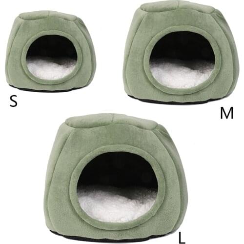 Guinea Pigs Sleeping Bed Hamster Hedgehog Small Pet Warm Cage Cave Bed House Winter Nest Small Pet Warm Cage Cave Bed House