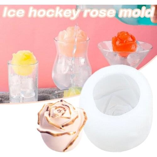 Rose Shape 3d Ice Jelly Cubes Maker Party Silicone Chocolate Cake Stencil Kitchen Supplies Ts2 Ce Cream Kitchen Tools