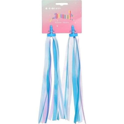 1Pair Of Children Type B Bike Streamers Bicycle Handlebar Ribbon Kids Scooter Tassels Bicycle Handlebar Grips Tassels Decoration