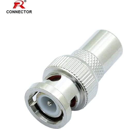 1pc BNC-RCA connector, BNC Male to RCA Female