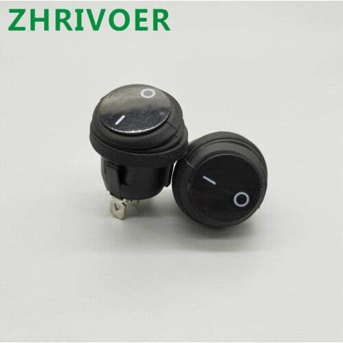1pcs Kcd1-105n 2 / 3 Pin on / Off SPST Rocker Switch Waterproof Vehicle Ship LED Light Round Ship Type Switch