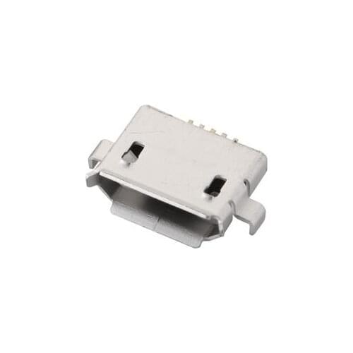 10pcs/lot Micro USB 5pin Female Socket Connector Curly Mouth 2Foot For Mobile Phone PDA Tablet Charging
