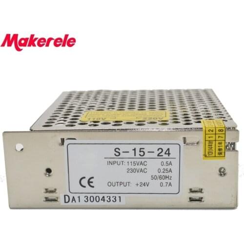 15w 5/12/24v Lighting Transformers LED Driver Power Adapter for LED Strip Light Switch Power Supply