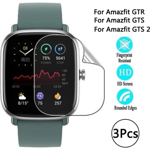 2PCS Full Coverage Screen Protector for Huawei Watch Fit & Honor Smart Watch ES Soft Hydrogel Protective Film Accessories