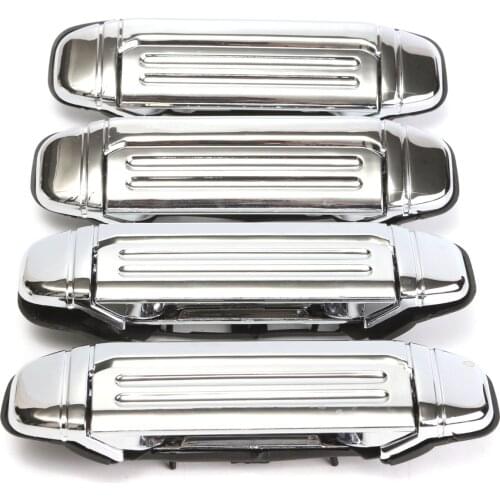 4pcs car chrome door handle replacement Pajero 1992 1993 1994 1995 1996 1997 door handle auto parts