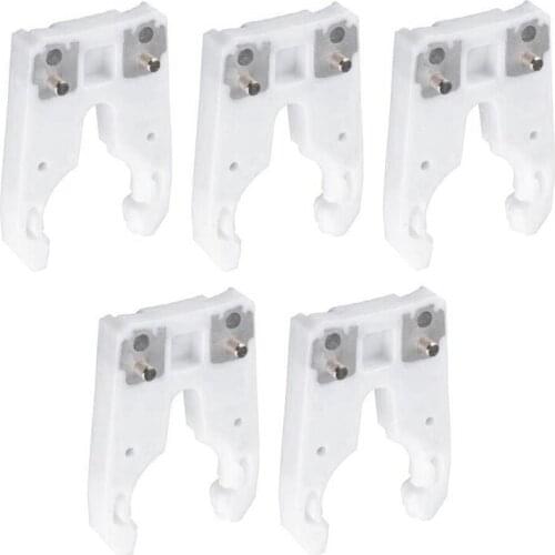 5PCS/Lot ISO30 Tool Holder Clamp Iron+ABS Flame Proof Rubber Claw Retail