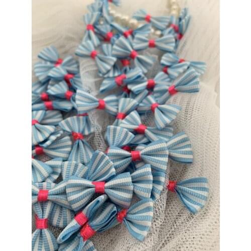 200 pcs Ribbon Bows For Party Decors Gift Packing Mini Jewelry Bow Appliques Baby Headbands