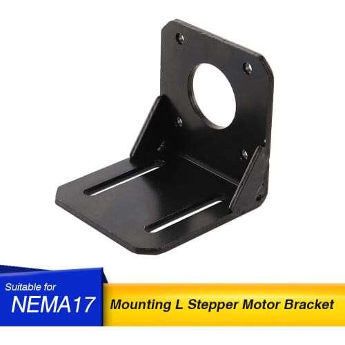 Free shipping 1pcs NEMA17 stepper motor for 42 stepper motor Mounting L Bracket Mount Step Stepping Stepper Motor