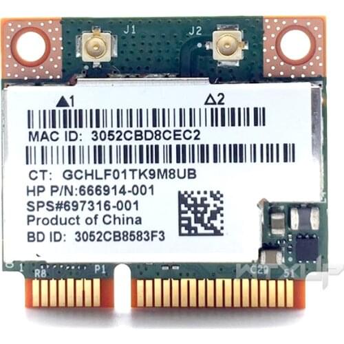 Broadcom BCM943228HMB 300M 802.11 a/b/g/n + Bluetooth 4.0 for asus acer sony Half Mini PCI-E Notebook wireless Wlan adapter