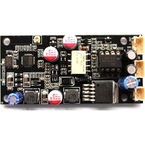 Bluetooth 5.0 Receiver Board ES9018 Decoder DAC I2S Board Antenna AUX diy Amplifier Support 24Bit / 96Khz DC 12V 24V CAR