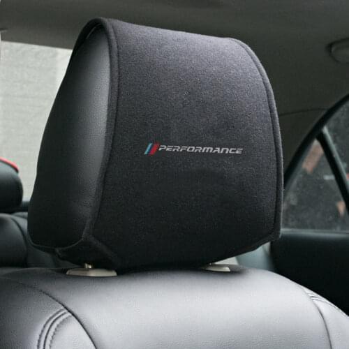 Car Headrest Cover for BMW E46 E90 E39 F10 F20 F30 E60 E36 E34 E70 E53 G20 M3 M5 M6 X1 X3 X5 E91 E92 E93 Performance Accessories