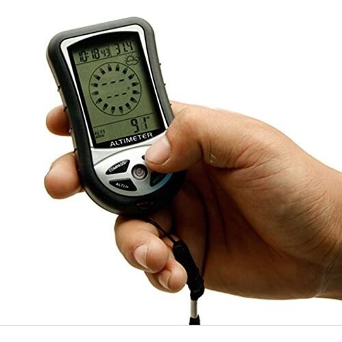 8 in 1 Digital LCD Compass Altimeter Barometer Thermo Temperature Calendar