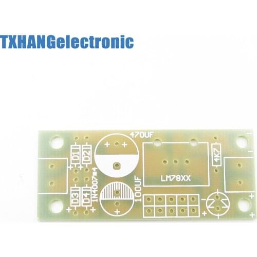 L78XX PCB LM78XX LM7805 LM7812 Fixed Regulator PCB Board diy electronics