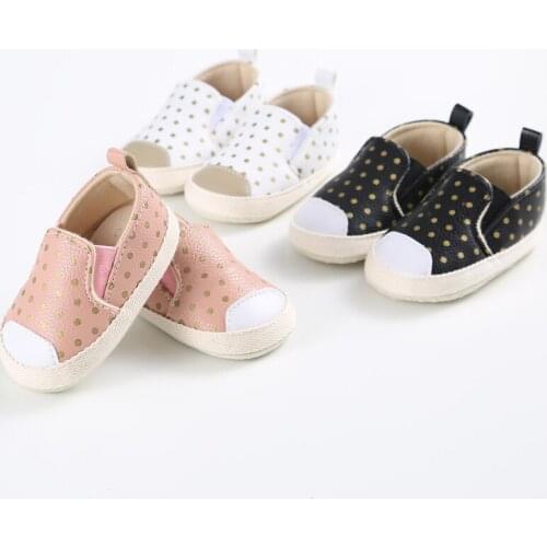 Fashion 2017 Spring/Autumn Baby Shoes Sole Infant baby PU Shoes Newborn unisex Shoes First Walkers 0-18 Months BS25