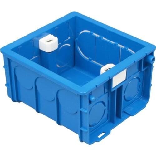 Wall Switch Socket Junction Box Type 86 Splicing Cassette PVC Concealed Bottom Box Wire Plastic Cases