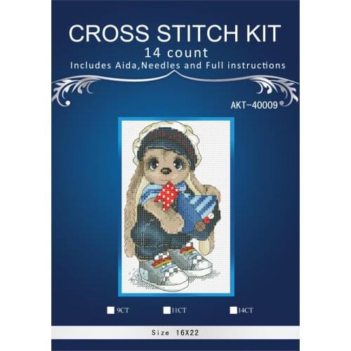 Oneroom Needlework,DIY Cross Stitch,Sets For Embroidery kits,14CT&16CT,Owl Rabbit 4
