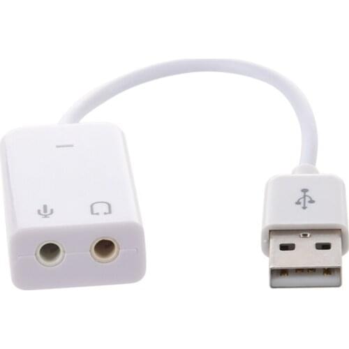 USB A Male To 2X 3.5Mm Head/Miniphone Socket Adapter/Converter Cable - AUX Jack