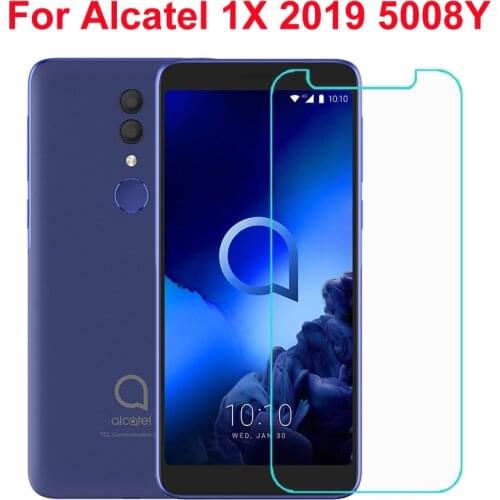 For Alcatel 1X 5008Y Smartphone Glass High Quality Protective Transparent Glass Film Screen Protector For Alcatel 1 X 2019 Glass