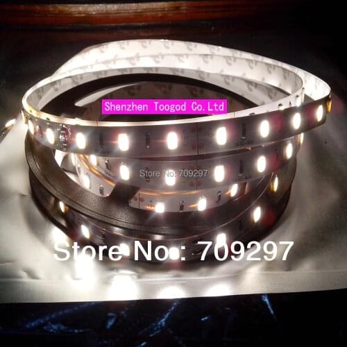 FREE DHL 100m/lot 4500K nature white,daylight 5630 LED strip, 5M 300LED non waterproof flexible DC 12V LED Strip,60LED/m