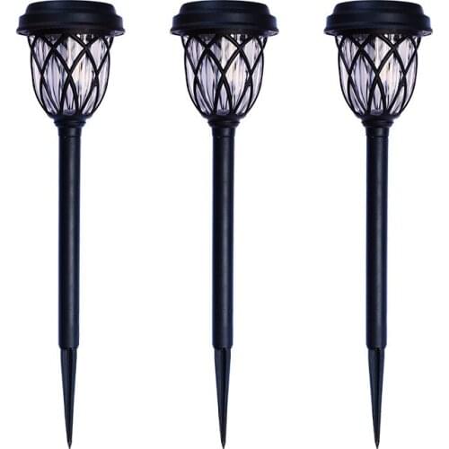 Solar outdoor waterproof garden lights lawn lights garden LED decorative lights villa ground plug lights