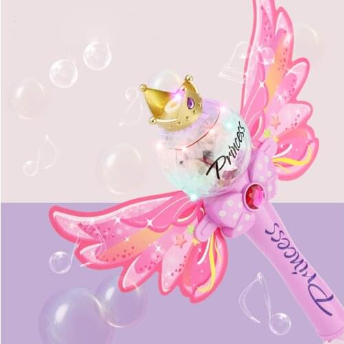 Magic Wand Children Bubble Machine Automatic Blowing Bubble Gun Toy Gift For Children Kid Toy