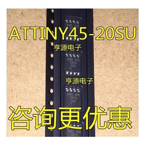 10-20PCS/ ATTINY45-20SU INY45-20SU SOP8