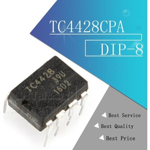 10pcs TC4428CPA DIP TC4428 DIP-8 TC4428EPA