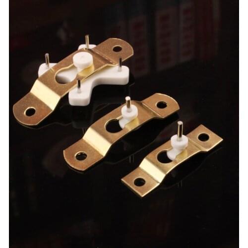 30pcs photo frame hook Wall Mounted Mirror picture hanging buckle Metal Keyhole Hanger Fasteners Furnniture Hardware Accessories